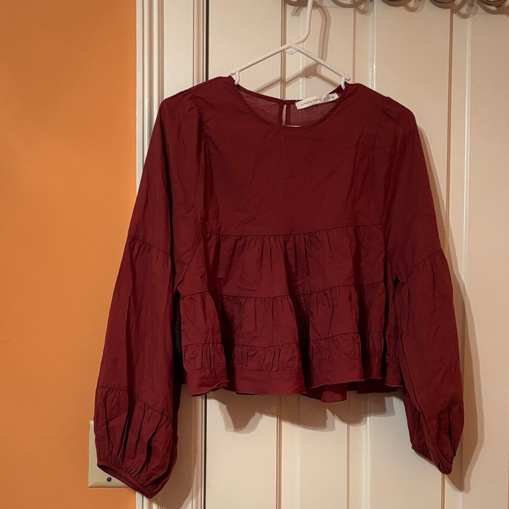 Altar'd State Rust Blouse - Picture 4 of 4
